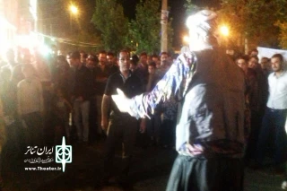 نمایش «زنگ خطر» در خیابان‌های بوکان اجرا شد