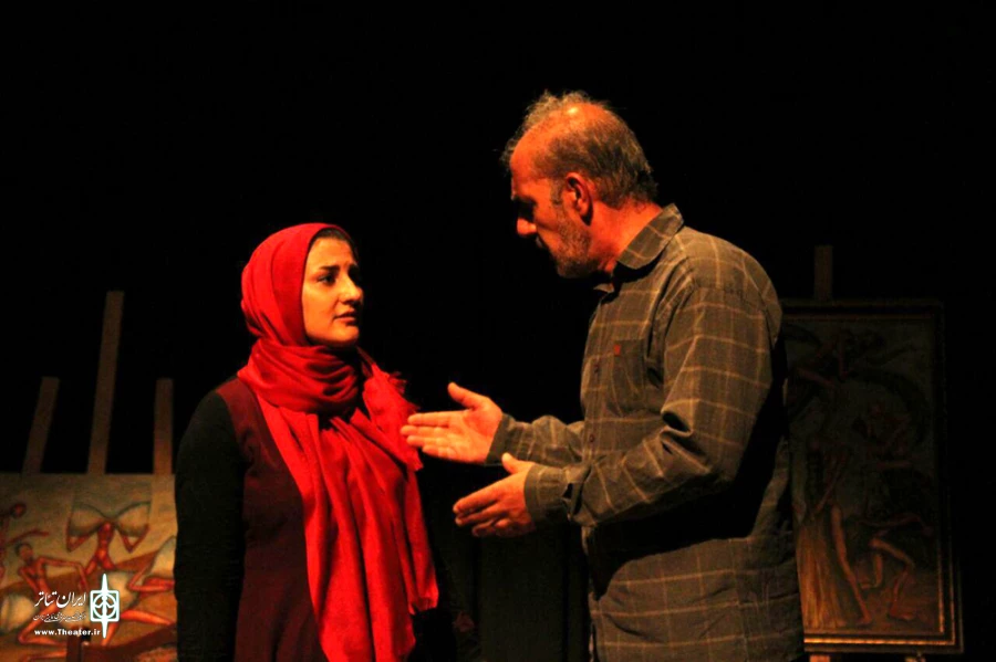 نمایش «نقاشی دبواری» در خوی اجرا شد 2