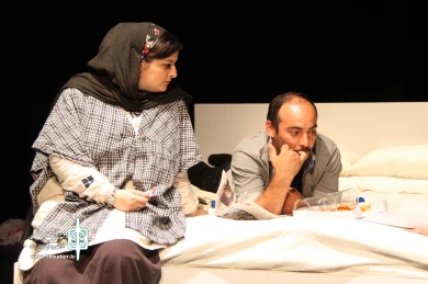 نمایش « وخداوند درون یک مرد دو قلب قرار نداد» در ارومیه اجرا شد.