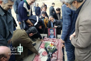 محمدرضا پهلوانیان هنرمند تئاتر میاندوآب به خاک سپرده شد