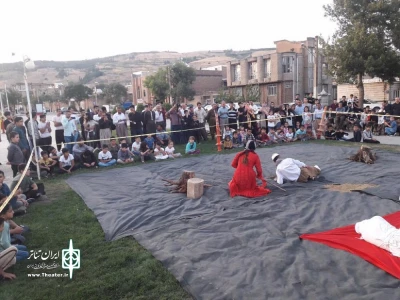 نمایش خیابانی « انفال » در اشنویه به اجرا در آمد
