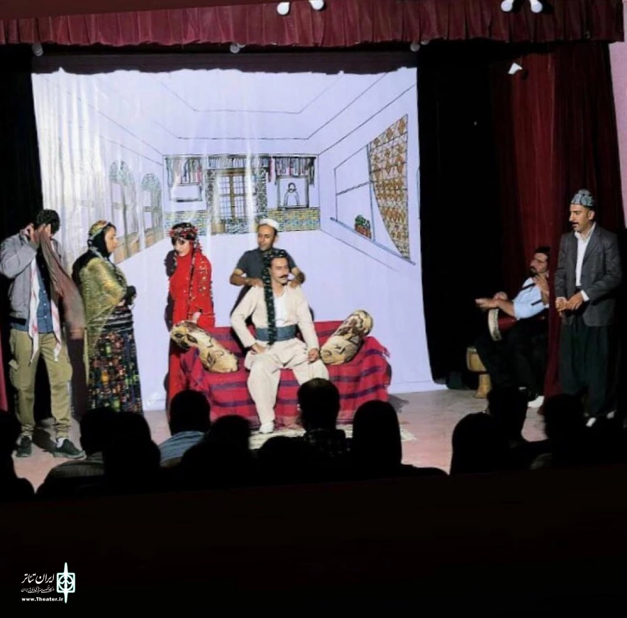 تئاتر کوردی « تاقانه ئاغا ۳ » در بوکان به اجرا در آمد. 2