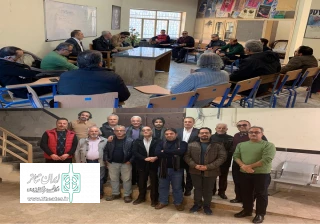 نشست انجمن هنرهای نمایشی با جمعی از پیشکسوتان و هنرمندان تئاتر  مهاباد