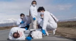اجرای نمادین نمایش« در انتظار آهک» در راستای پویش در خانه بمانیم در شهرستان پیرانشهر. 4