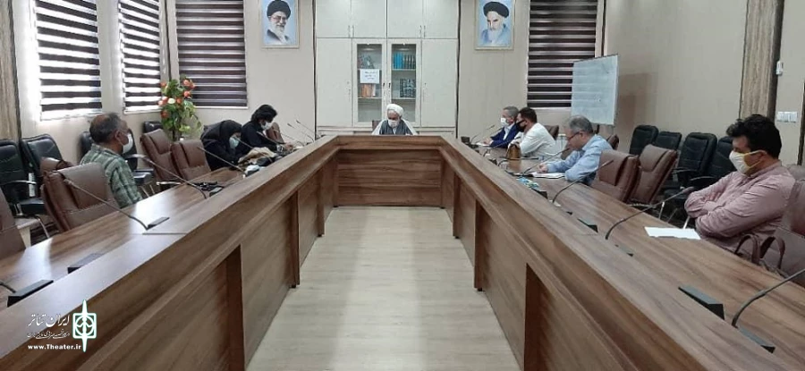 برگزاری نخستین جلسه‌ شورای سیاستگذاری جشنواره تئاتر استانی در سال ۹۹. 2