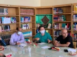 اعضای هیأت رئیسه انجمن هنرهای نمایشی استان آذربایجان‌غربی در جمع هنرمندان و‌ مسئولان شهرستان ماکو. 3