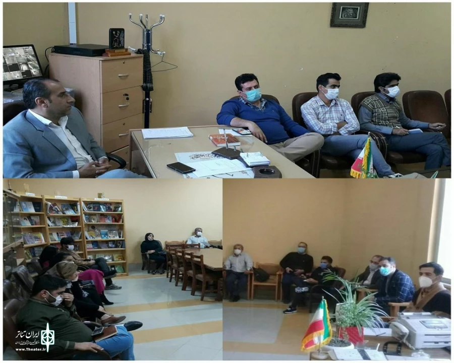 نشست هم اندیشی مسئولین و هنرمندان تئاتر شهرستان بوکان برگزار شد 5
