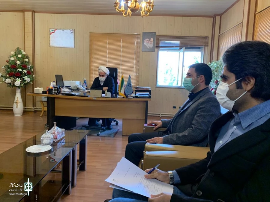 نشست ستاد برگزاری سی و‌ دومین جشنواره تئاتر استان آذربایجان‌غربی. 3
