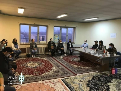 دیدار هیأت رئیسه انجمن هنرهای نمایشی آذربایجان‌غربی با هنرمندان تئاتر میاندوآب