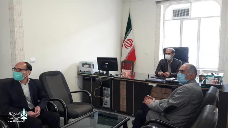 نخستین نشست اعضای گروه تئاتر « درامای ماکو » با رئیس اداره فرهنگ و ارشاد اسلامی  شهرستان ماکو. 2