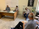 نشست جمعی از پیشکسوتان و‌ هنرمندان تئاتر شهرستان مهاباد. 2