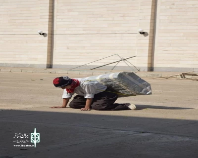 اجرای تئاتر خیابانی در شهرستان تکاب