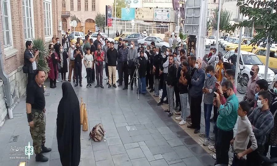 نمایش خیابانی "من ایرانیم" در ارومیه اجرا شد 2