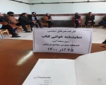 روی صحنه‌ی آبی «مرگ در پاییز» اثر استاد اکبر رادی خوانش شد. 4