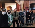 همزمان با مراسم تودیع مسئول دفتر هنرهای نمایشی شهرستان شوط. 4