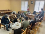 نشست مدیر عامل انجمن هنرهای نمایشی استان آذربایجان‌غربی با نماینده شهرستان بوکان در مجلس شورای اسلامی. 

 2