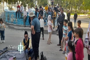 اجرای نمایش خیابانی آب مایه حیات در شهرستان چالدران به اجرا در آمد
 3
