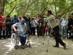 نمایش خیابانی «پروانه‌های زخمی» از شهرستان نقده.
 2