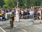 نمایش خیابانی «آتش یا گور» از شهرستان تکاب.
 2