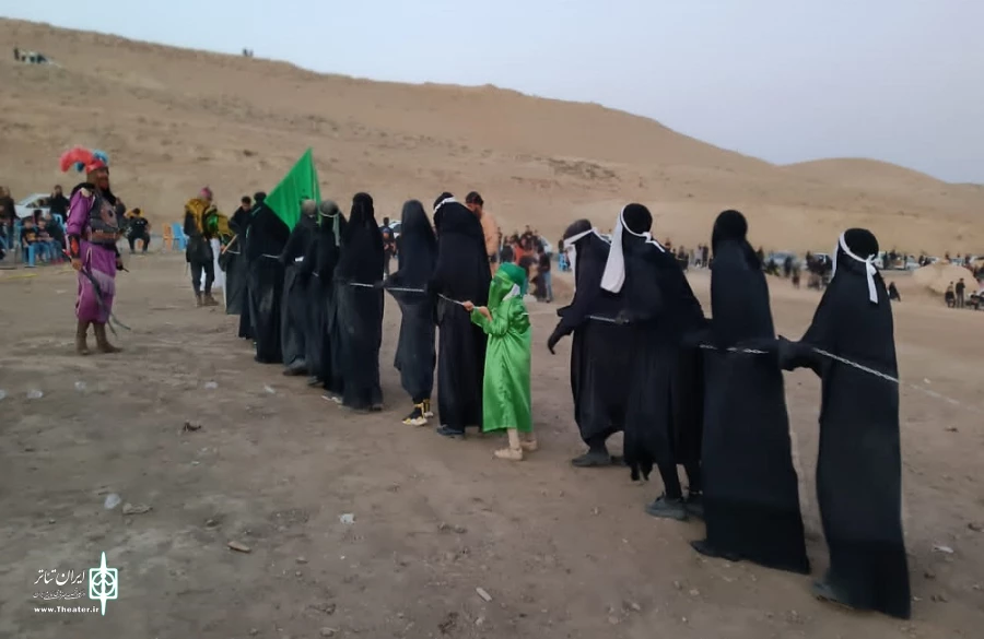 نمایش تغزیه «غروب خورشید کربلا» به اجرا در آمد
 2