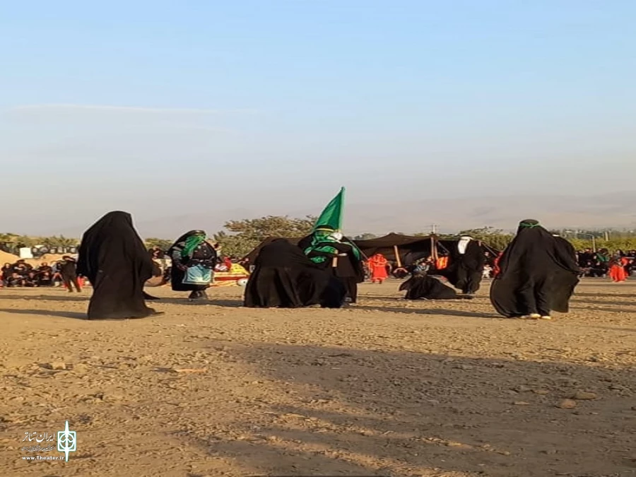نمایش تغزیه «غروب خورشید کربلا» به اجرا در آمد
 2