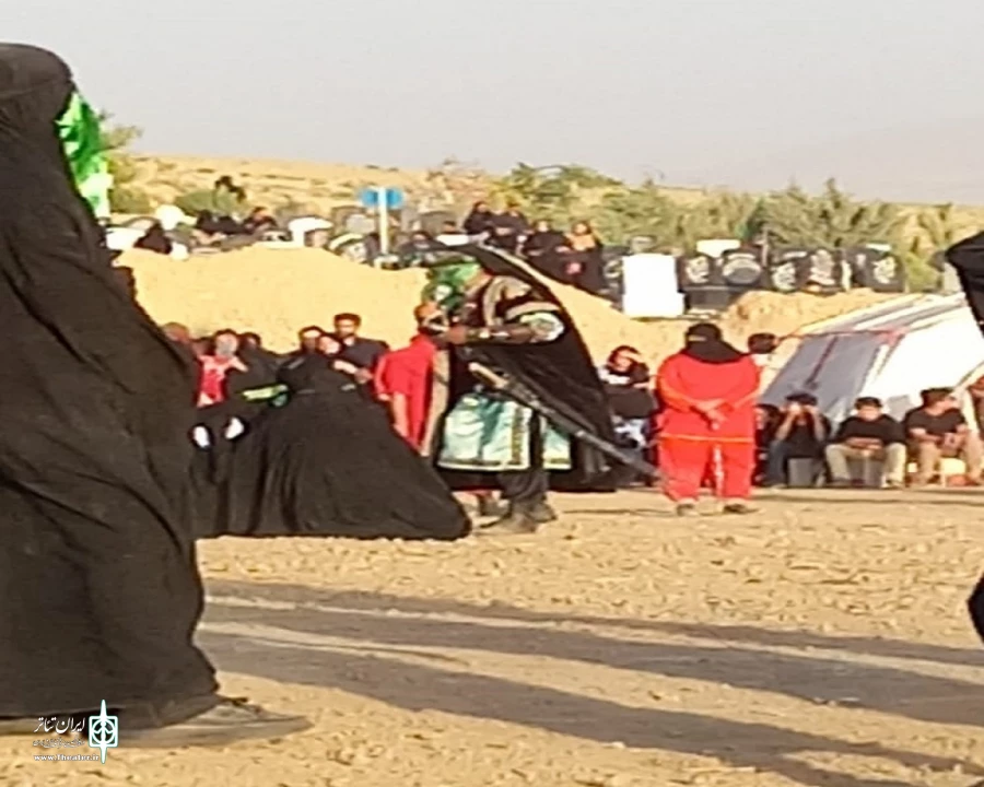 نمایش تغزیه «غروب خورشید کربلا» به اجرا در آمد
 2