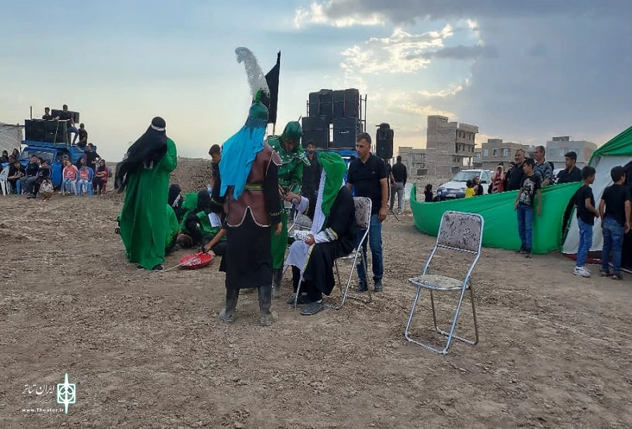 نمایش خیابانی زینب شیرزن کربلا در شهرستان پلدشت به اجرا در آمد
 2