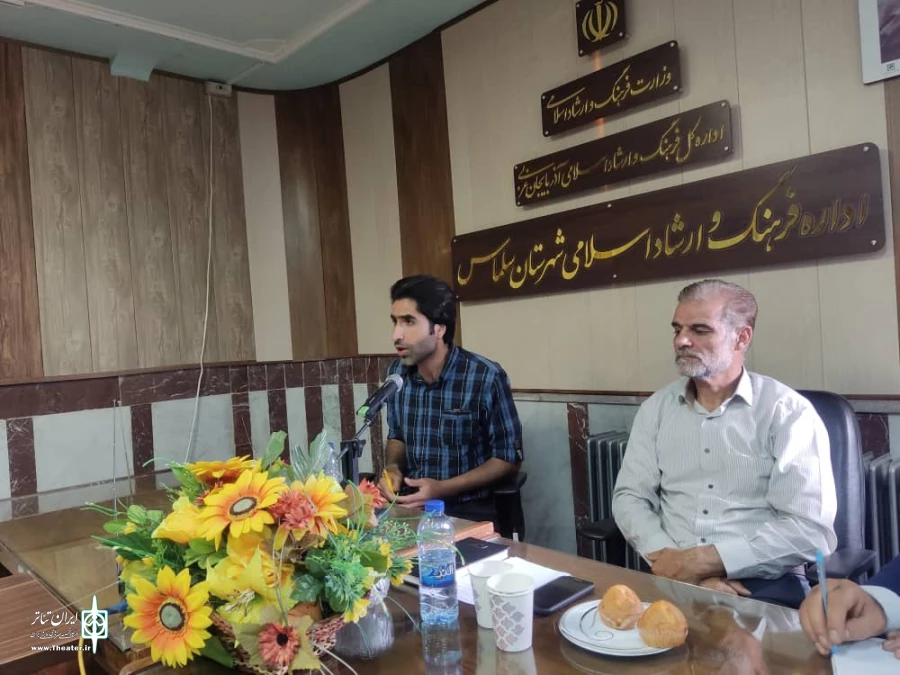 نشست هیات رئیسه انجمن هنرهای نمایشی استان با هنرمندان سلماس  7