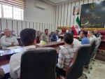 نشست شوارای اداری شهرستان با دبیرخانه نخستین جشنواره تئاتر خیابانی «زاب» 3
