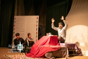اجرای نمایش «قره سیّد» به کارگردانی: وحید حصاری و شهرام محمودی. 2