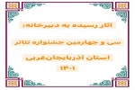۲۸ اثر به دبیرخانه سی و چهارمین جشنواره تئاتر استانی ارسال شد.
 2