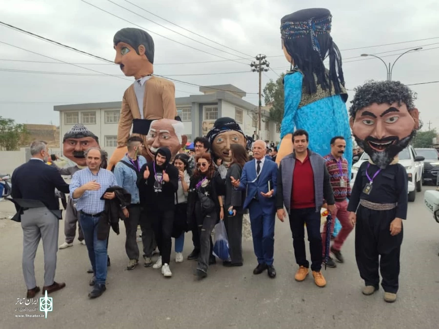 حضور فعال هنرمندان ایران در هفتمین جشنواره بین‌المللی تئاتر خیابانی کرکوک‌ در کشور عراق
 2