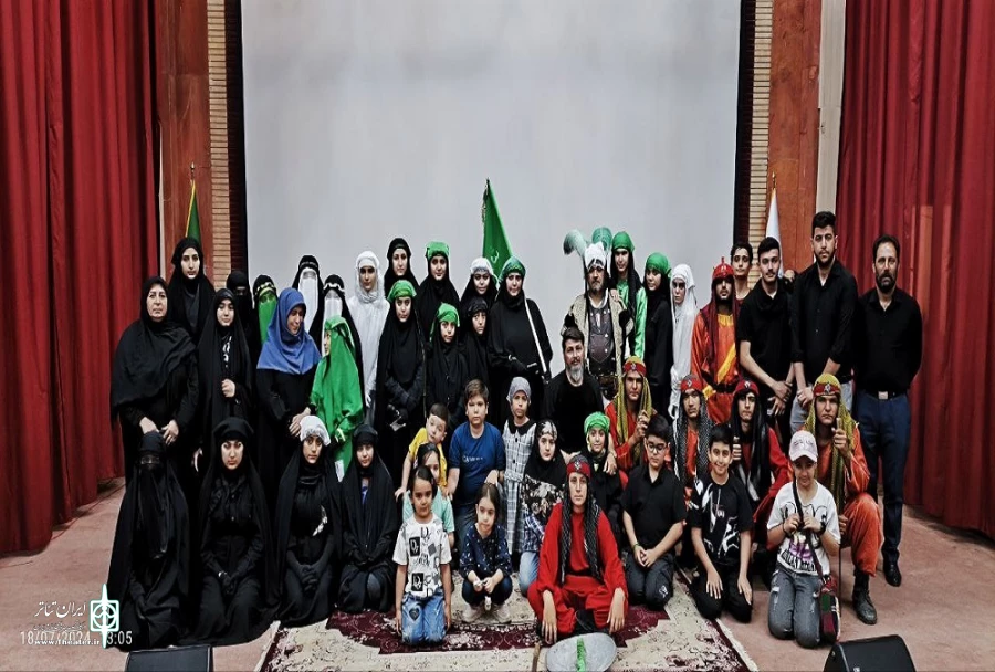 نمایش میدانی « غروب خورشید کربلا» در استان های آذربایجان غربی و شرقی به اجرا درآمد . 9