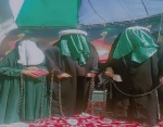 تئاتر تعزیه خیابانی « مجلس یزید » در مرز ایران و عراق به اجرا درآمد . 6