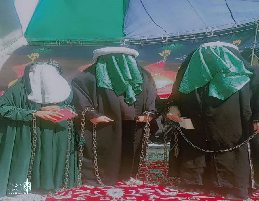 تئاتر تعزیه خیابانی « مجلس یزید » در مرز ایران و عراق به اجرا درآمد . 6