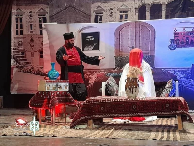 اجرا نمایش طنز «مشهدی عباد» در ماکو و‌ پلدشت